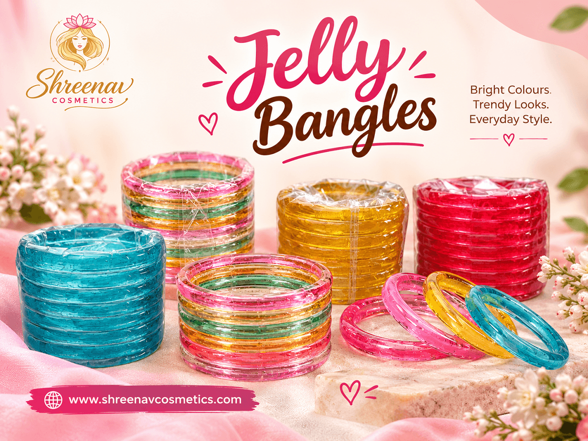 Jelly Bangles Store in Balasore – Explore Stylish Designs at ShreeNav Cosmetics