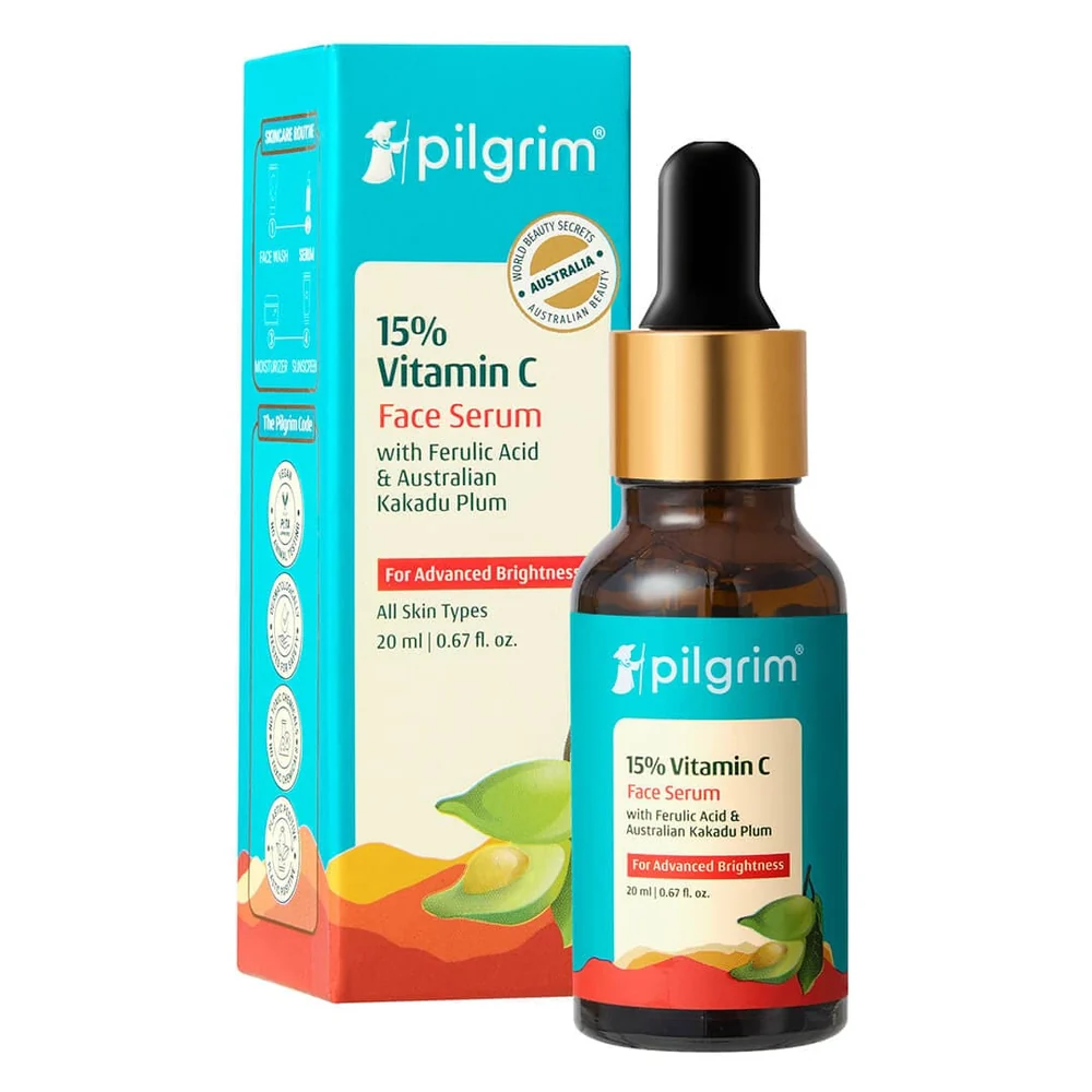 Pilgrim 15% Vitamin C Face Serum with Ferulic Acid & Australian Kakadu Plum