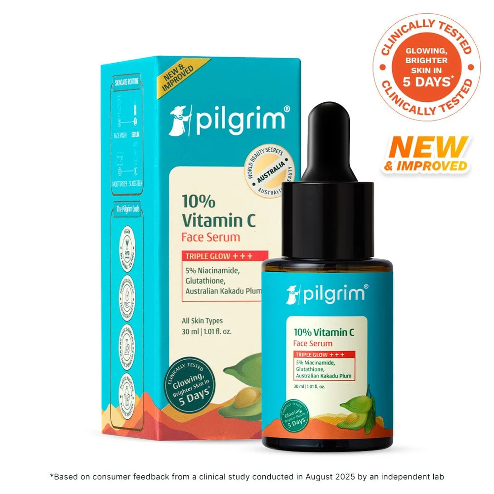 Pilgrim 10% Vitamin C Face Serum with 5% Niacinamide & Australian Kakadu Plum
